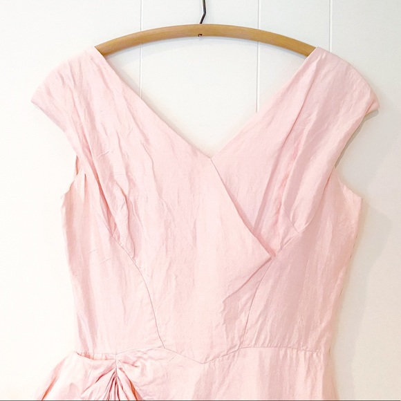 Vintage 50s Jean of California Pink Wiggle Dress - Picture 8 of 9